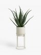 Indoor Floor Planter, Greige